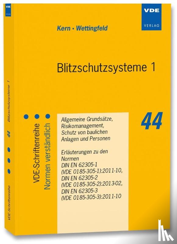 Wettingfeld, Jürgen, Kern, Alexander - Blitzschutzsysteme 1