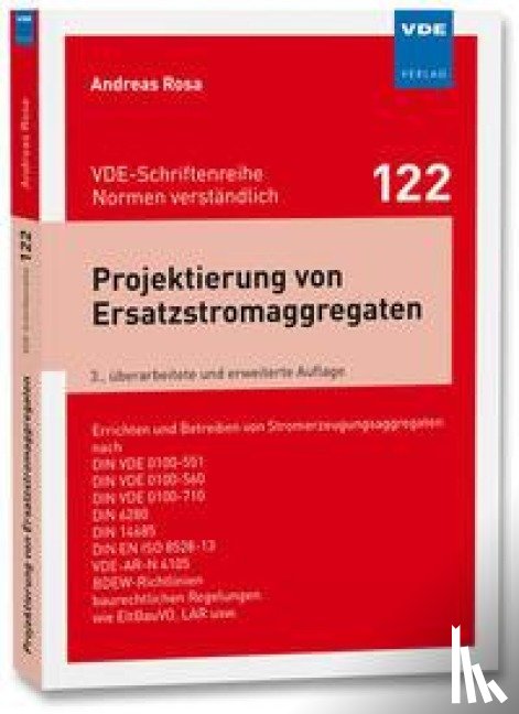 Rosa, Andreas - Projektierung von Ersatzstromaggregaten