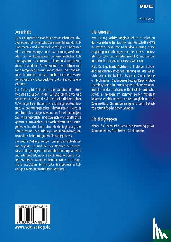 Trogisch, Achim, Reichel, Mario - Planungshilfen Lüftungstechnik