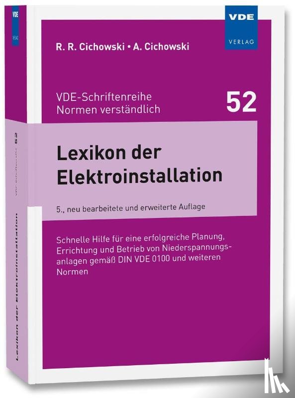 Cichowski, Rolf Rüdiger, Cichowski, Anjo - Lexikon der Elektroinstallation