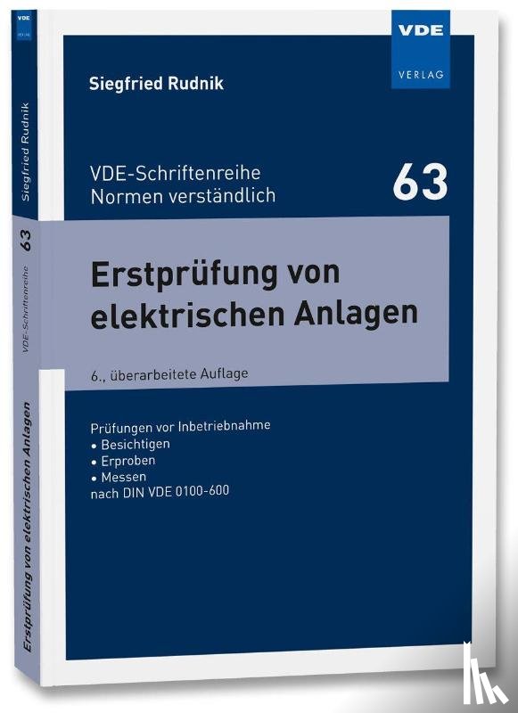 Rudnik, Siegfried - Erstprüfung von elektrischen Anlagen