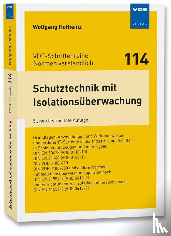 Hofheinz, Wolfgang - Schutztechnik mit Isolationsüberwachung