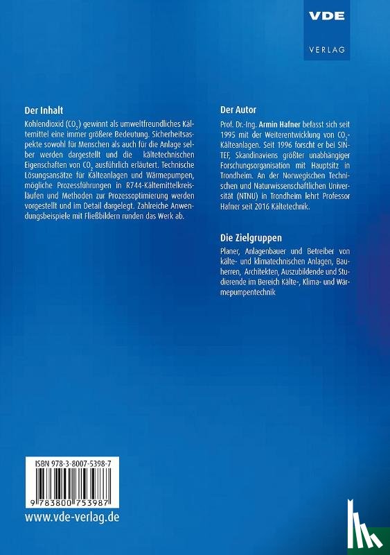 Hafner, Armin - CO2 - R744 als Kältemittel