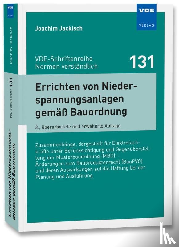 Jackisch, Joachim - Errichten von Niederspannungsanlagen gemäß Bauordnung