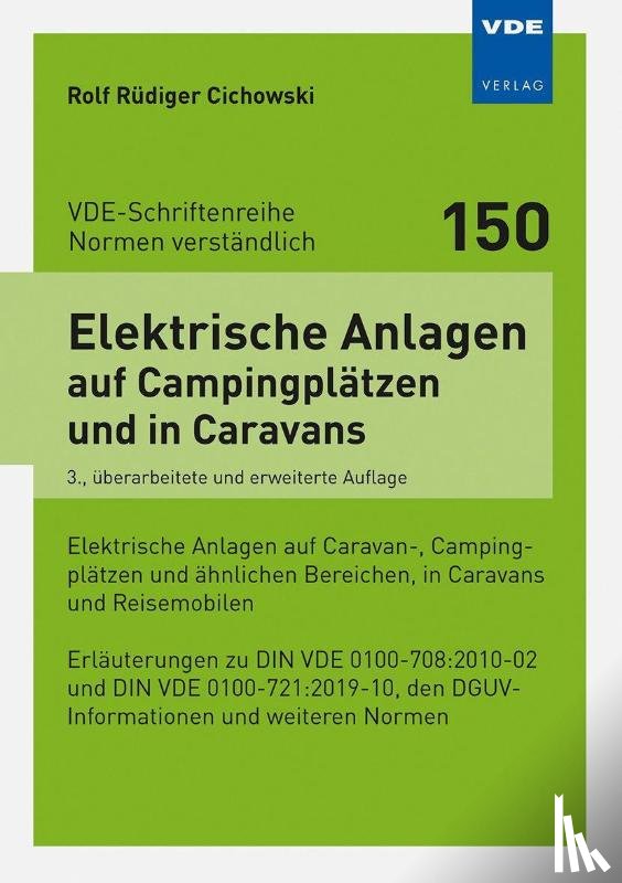 Cichowski, Rolf Rüdiger - Elektrische Anlagen auf Campingplätzen und in Caravans