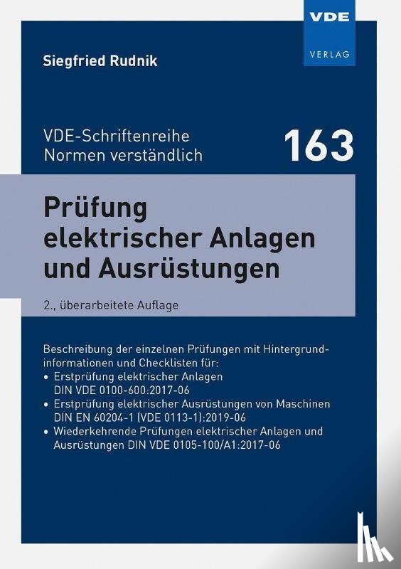 Rudnik, Siegfried - Prüfung elektrischer Anlagen und Ausrüstungen