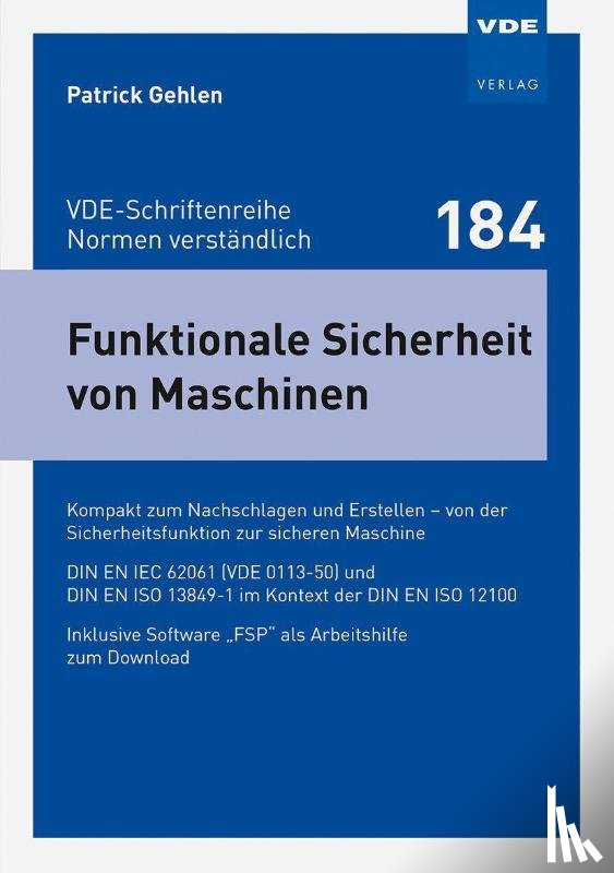 Gehlen, Patrick - Funktionale Sicherheit von Maschinen - kompakt