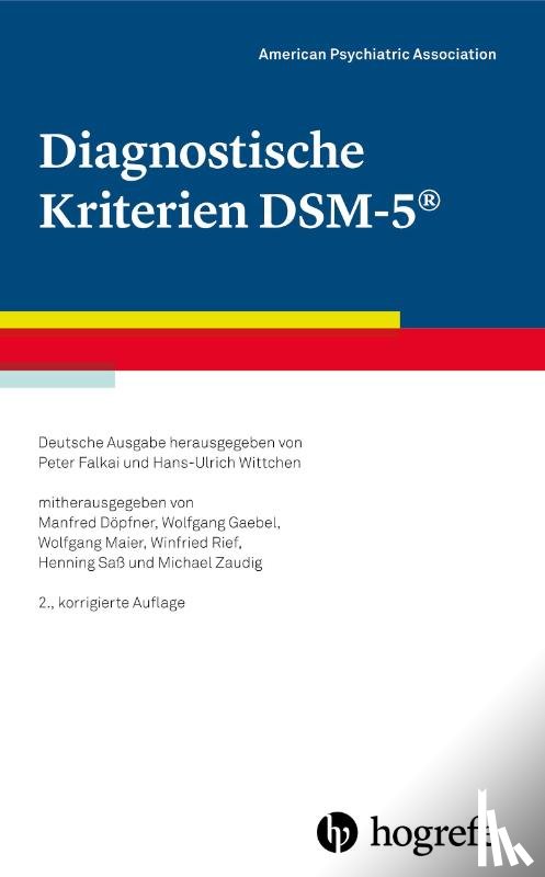 Association, American Psychiatric - Diagnostische Kriterien DSM-5