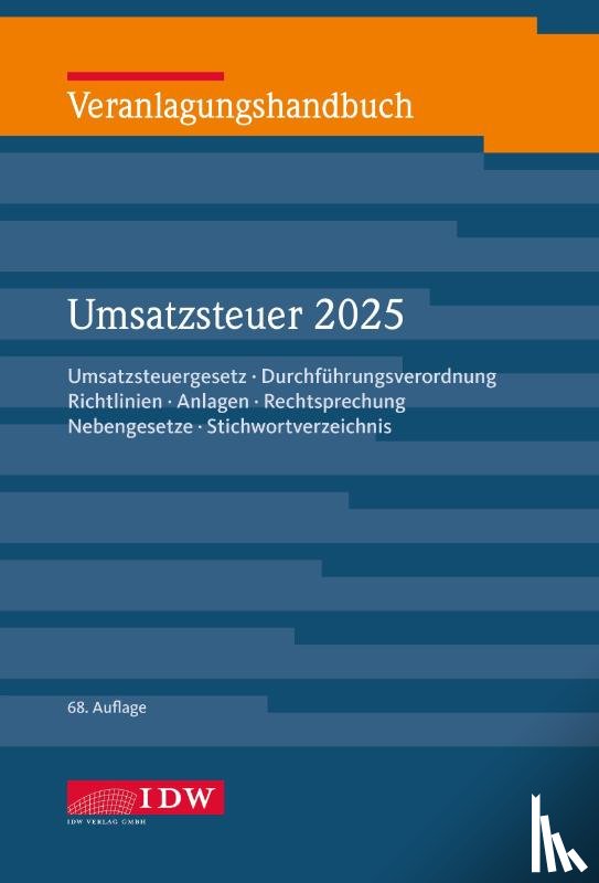 Widmann, Werner - Veranlagungshandbuch Umsatzsteuer 2025
