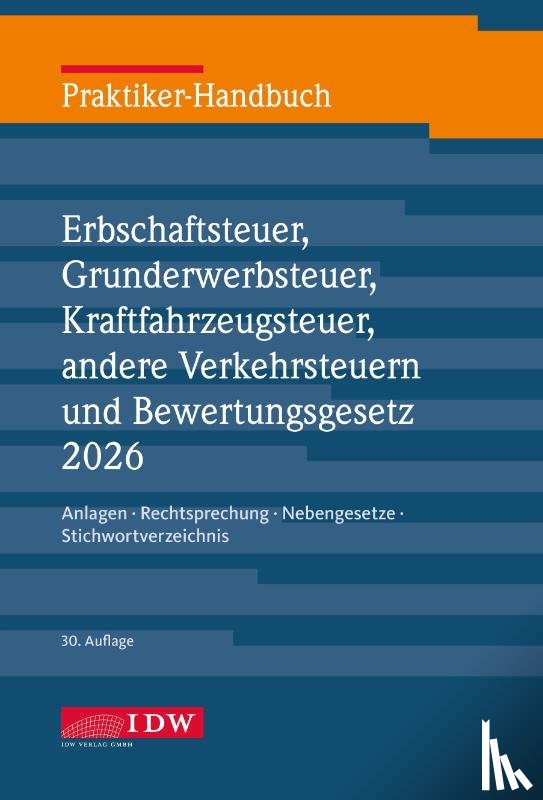 Roscher, Michael - Praktiker-Handbuch Erbschaftsteuer 2026, 30. Auflage