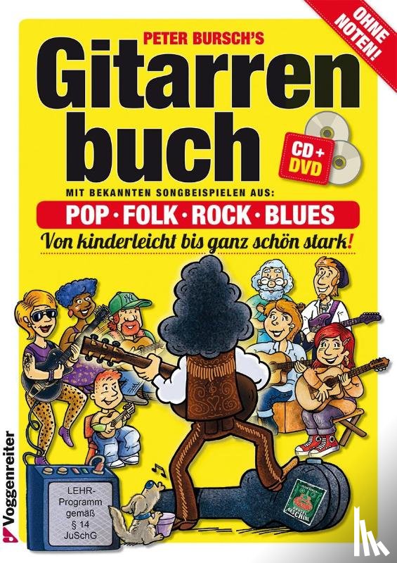 Bursch, Peter - Gitarrenbuch 1. Mit DVD und CD