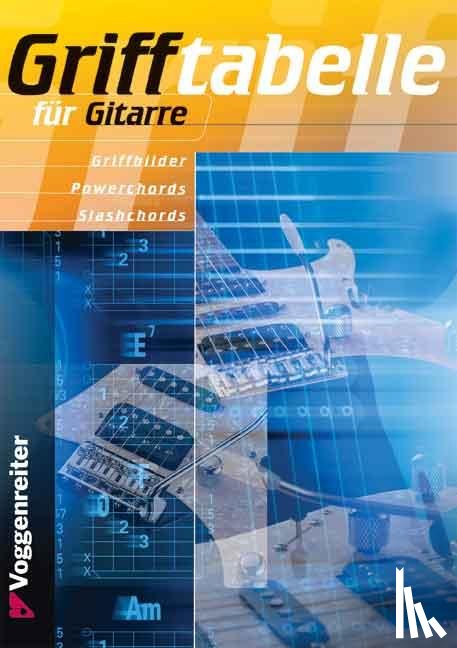 - Grifftabelle für Gitarre