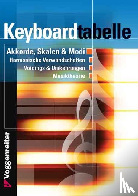 Bessler, Jeromy, Opgenoorth, Norbert - Keyboard-Tabelle