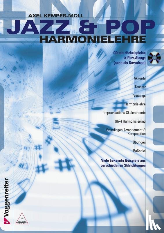 Kemper-Moll, Axel - Jazz und Pop Harmonielehre. Inkl. CD