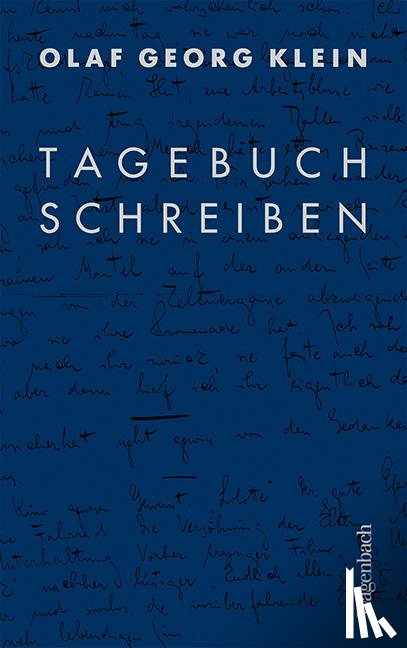 Klein, Olaf Georg - Tagebuchschreiben