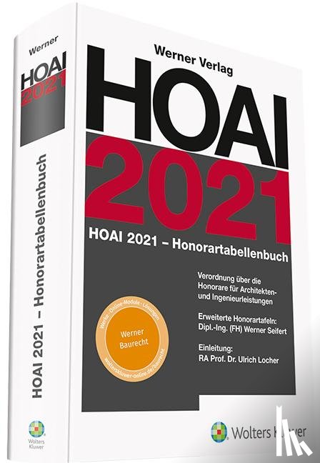  - HOAI 2021 - Honorartabellenbuch