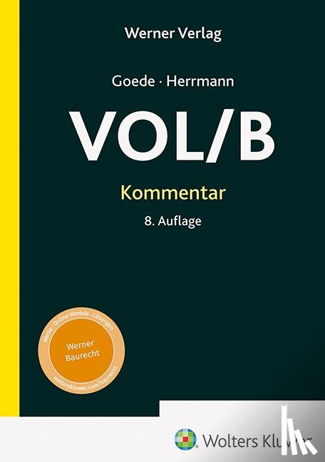 Goede, Matthias, Herrmann, Alexander - Kommentar zur VOL/B