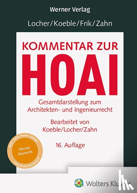  - Kommentar zur HOAI