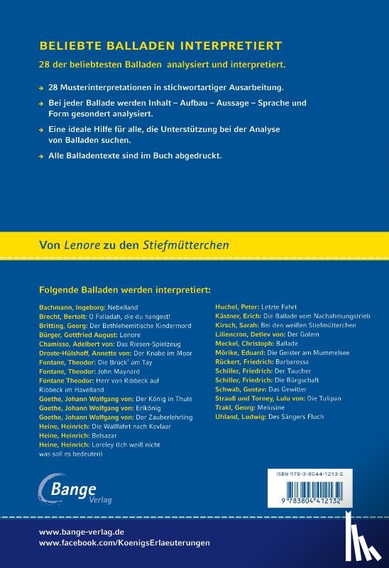 Keiser, Wolfhard - Beliebte Balladen interpretiert.