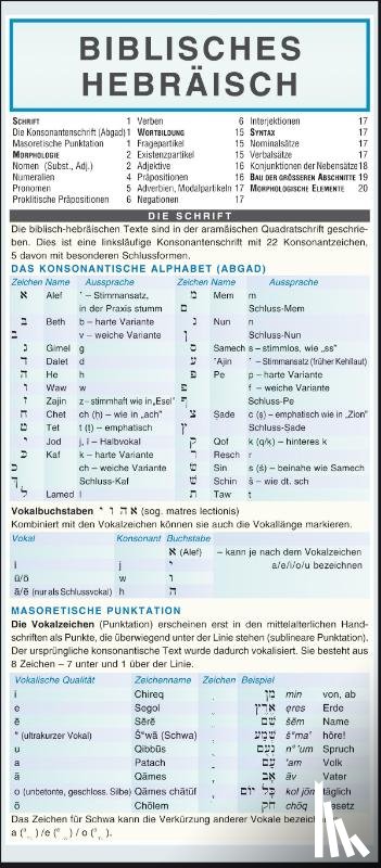 Mikulicová, Mlada - Biblisches Hebräisch - Kurzgrammatik. Die komplette Grammatik anschaulich und verständlich dargestellt