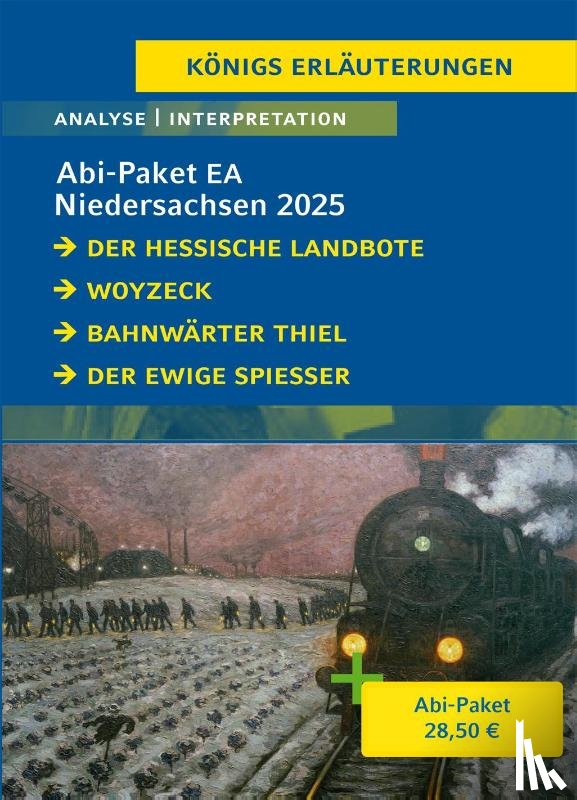 Büchner, Georg, Hauptmann, Gerhart, Horváth, Ödön Von - Abitur Niedersachsen 2025 EA Deutsch - Paket