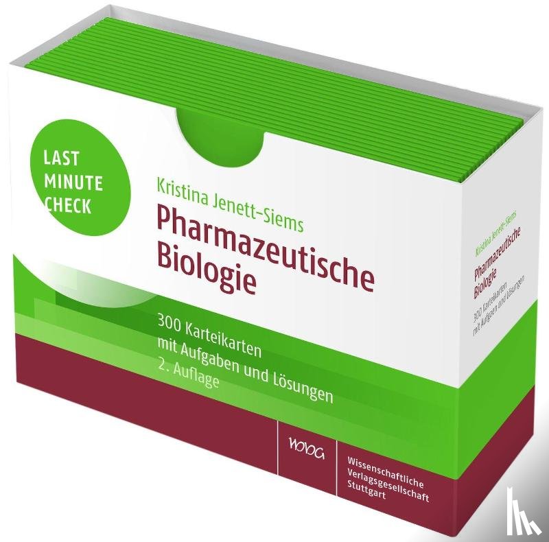 Jenett-Siems, Kristina - Last Minute Check - Pharmazeutische Biologie
