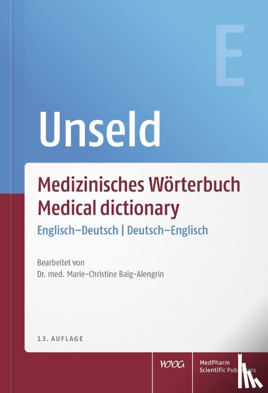 Unseld, Dieter Werner - Medizinisches Wörterbuch | Medical dictionary