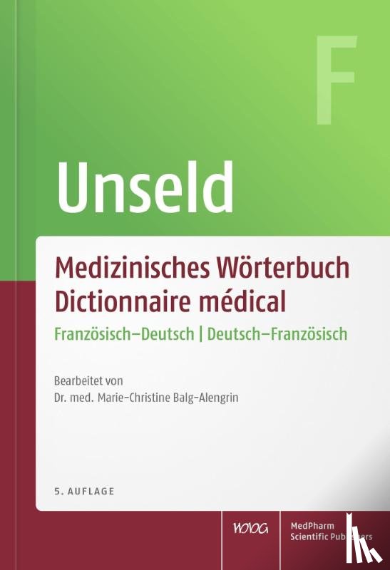 Unseld, Dieter Werner - Medizinisches Wörterbuch | Dictionnaire medical