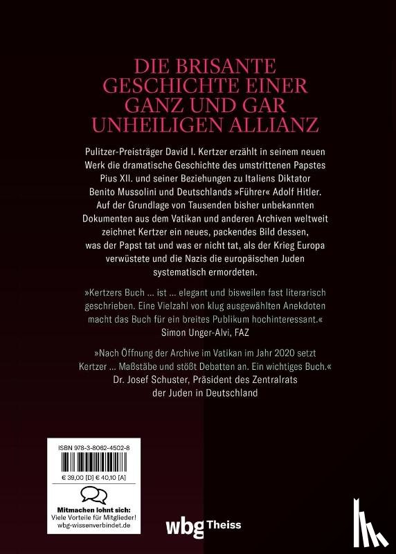 Kertzer, David - Der Papst, der schwieg