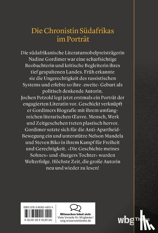 Petzold, Jochen - Nadine Gordimer