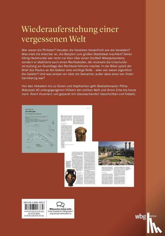 Matyszak, Philip - Vergessene Völker