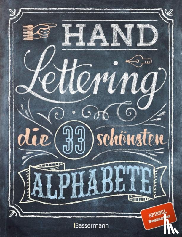 Pautner, Norbert - Handlettering. Die 33 schönsten Alphabete mit Rahmen, Ornamenten und Bordüren