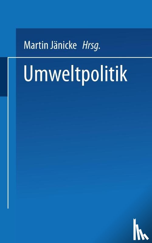 Martin Janicke - Umweltpolitik