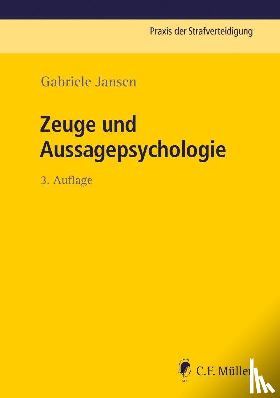 Jansen, Gabriele - Zeuge und Aussagepsychologie