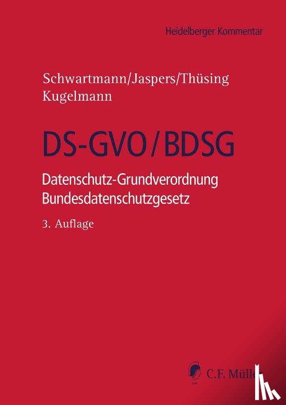 Atzert, Michael, Leutheusser-Schnarrenberger, Sabine, Martini, Mario, Benedikt, Kristin - DS-GVO/BDSG