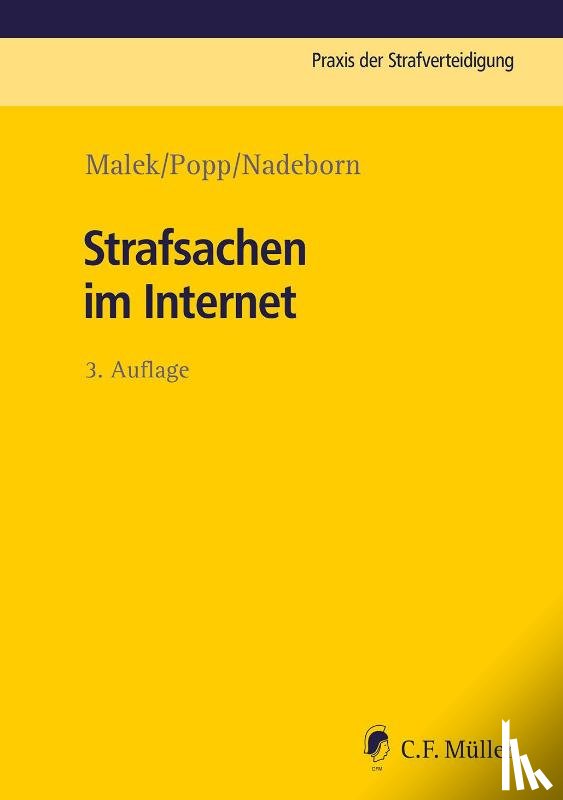 Malek, Klaus, Popp, Andreas, Nadeborn, Diana - Strafsachen im Internet