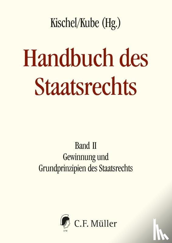  - Handbuch des Staatsrechts - Neuausgabe