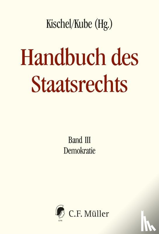  - Handbuch des Staatsrechts - Neuausgabe