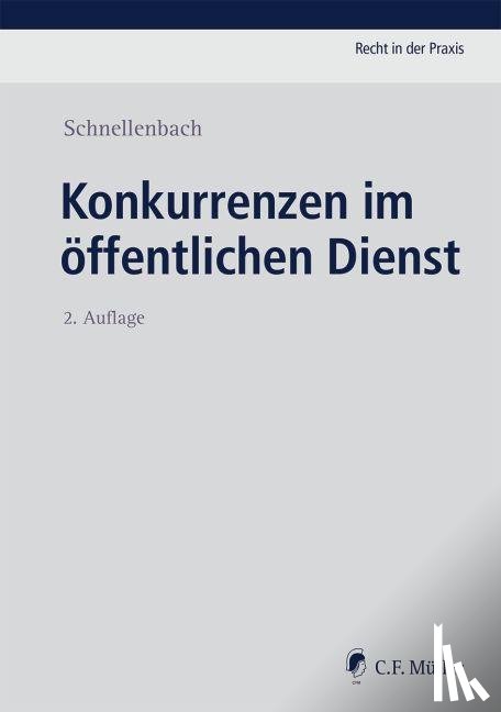 Schnellenbach, Helmut - Konkurrenzen im öffentlichen Dienst