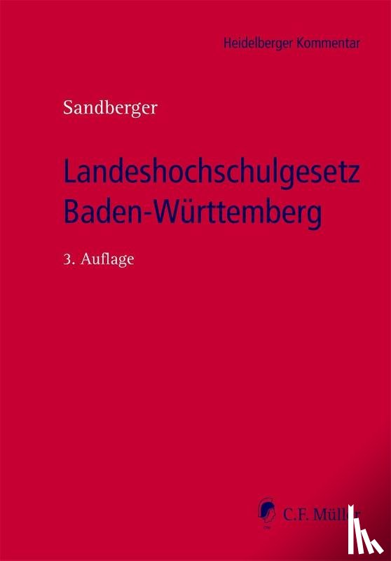 Sandberger, Georg - Landeshochschulgesetz Baden-Württemberg