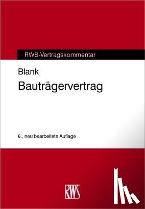 Blank, Manfred - Bauträgervertrag