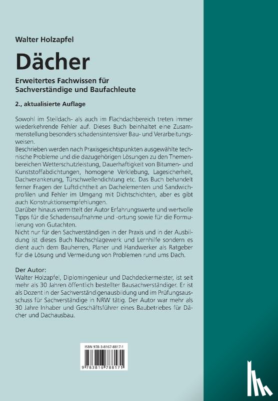 Holzapfel, Walter - Dacher.