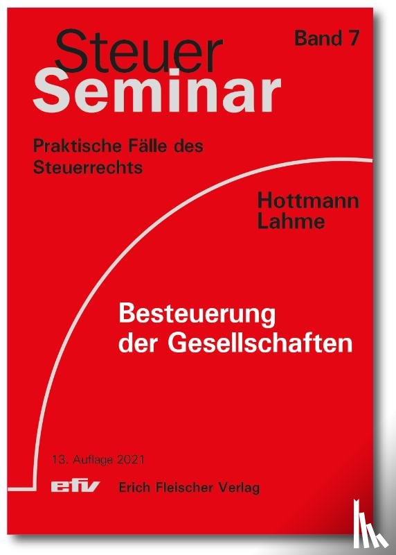Hottmann, Jürgen - Besteuerung der Gesellschaften