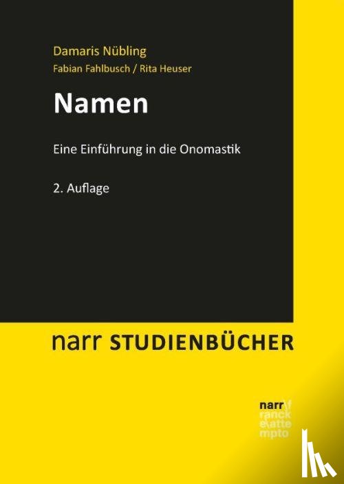 Nübling, Damaris, Fahlbusch, Fabian, Heuser, Rita - Namen
