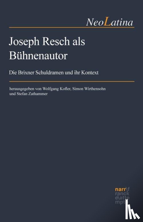  - Joseph Resch als Bühnenautor