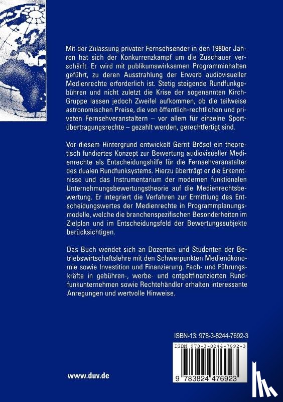 Gerrit Brosel - Medienrechtsbewertung