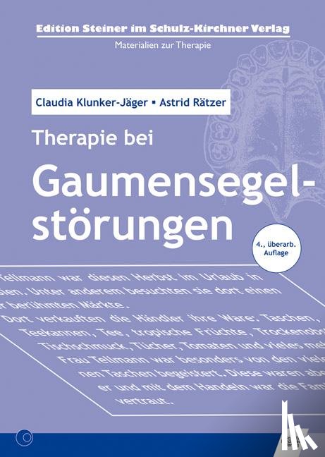 Klunker, Claudia, Rätzer, Astrid - Therapie bei Gaumensegelstörungen