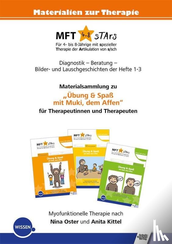 Oster, Nina, Kittel, Anita - MFT 4-8 sTArs - Materialsammlung zu "Übung & Spaß mit Muki, dem Affen" für Therapeutinnen und Therapeuten