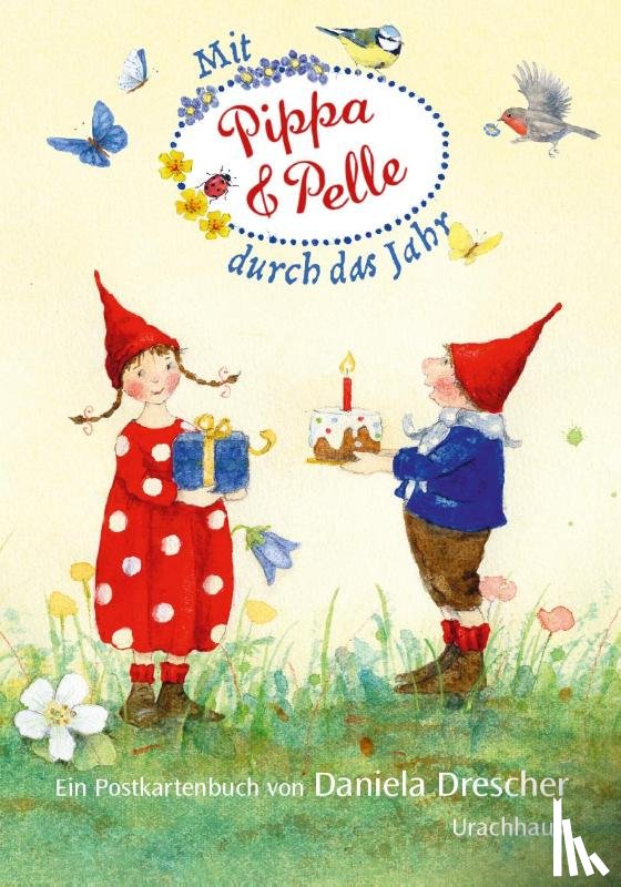 Drescher, Daniela - Postkartenbuch 'Mit Pippa und Pelle durch das Jahr'