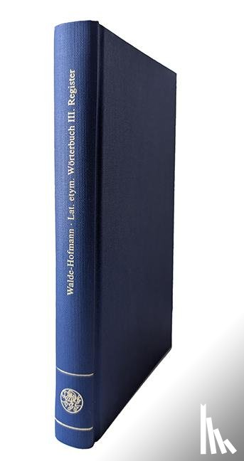  - Lateinisches Etymologisches Wörterbuch. Registerband